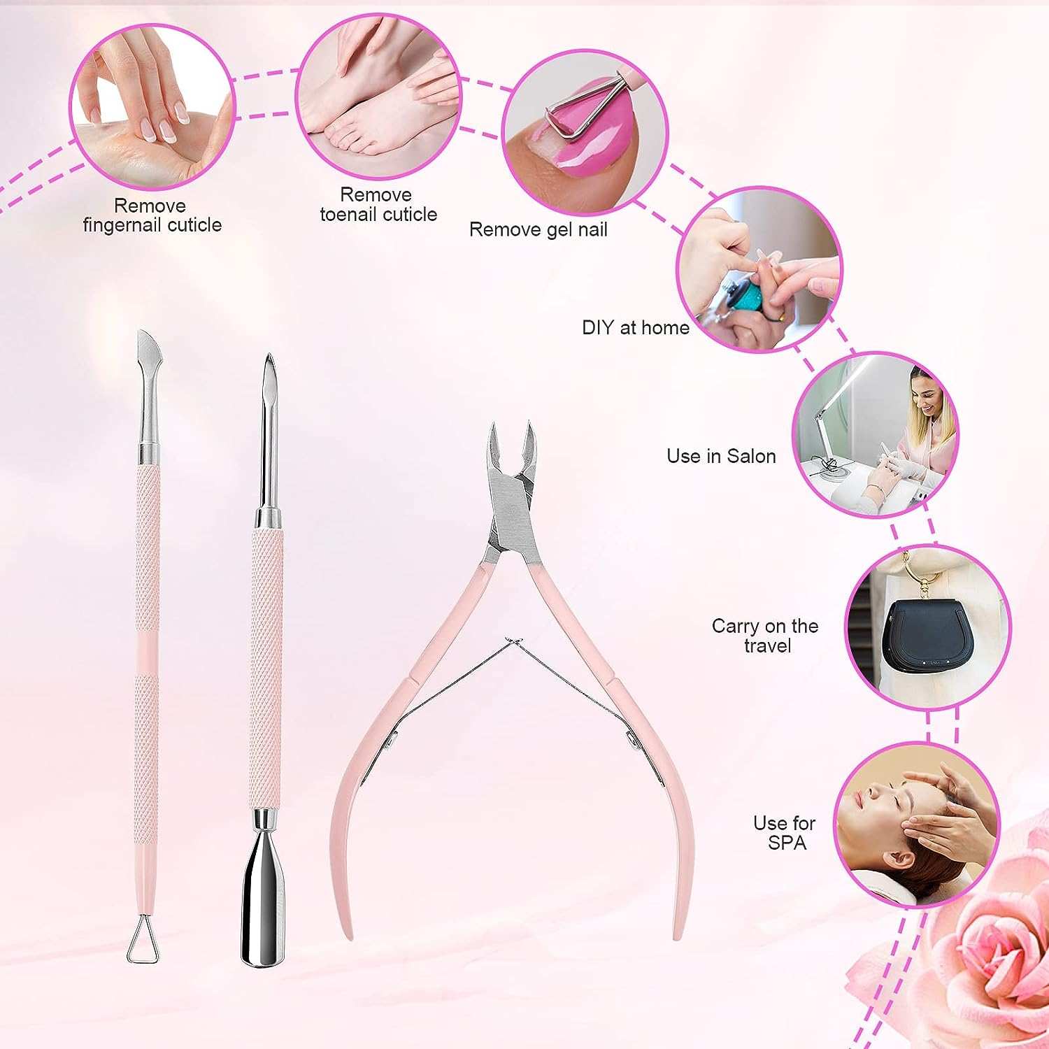Cuticle Tools-3pcs
