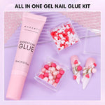 Nail Charms Glue Gel Kit
