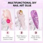 Nail Charms Glue Gel Kit