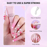 Nail Charms Glue Gel Kit