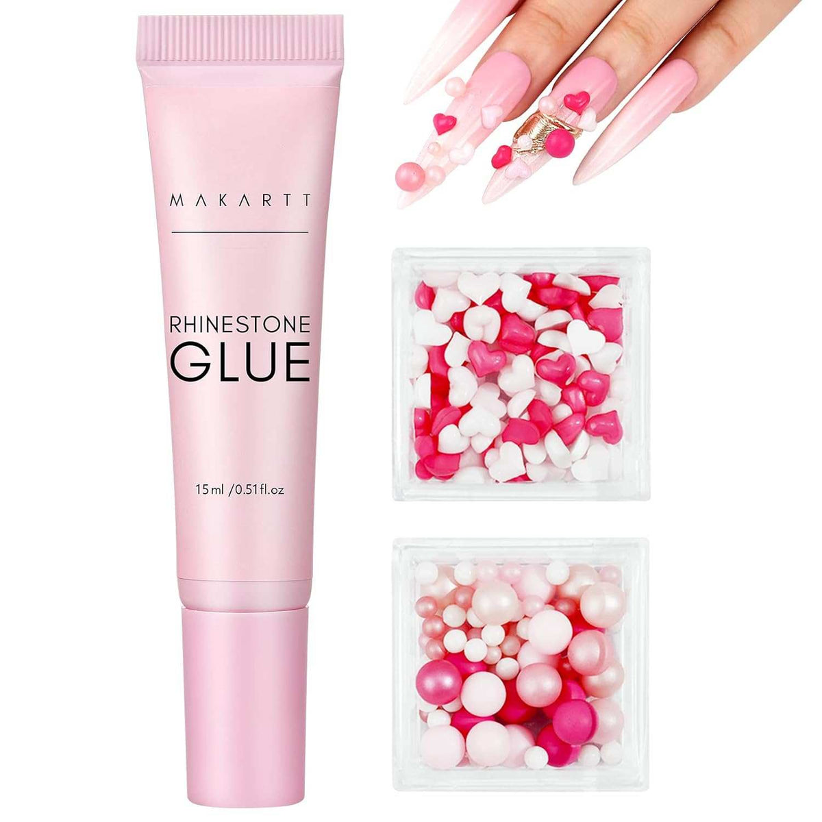 Nail Charms Glue Gel Kit