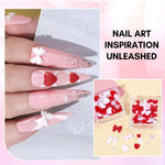 Nail Charm and Nail Glue Set