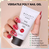 Poly Nail Gel Pink Makartt Polygel Nails Extension Builder In Tube