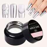 Mirror Metallic Gel Nail Polish