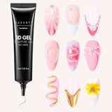 3D Nail Art Sculpture Gel