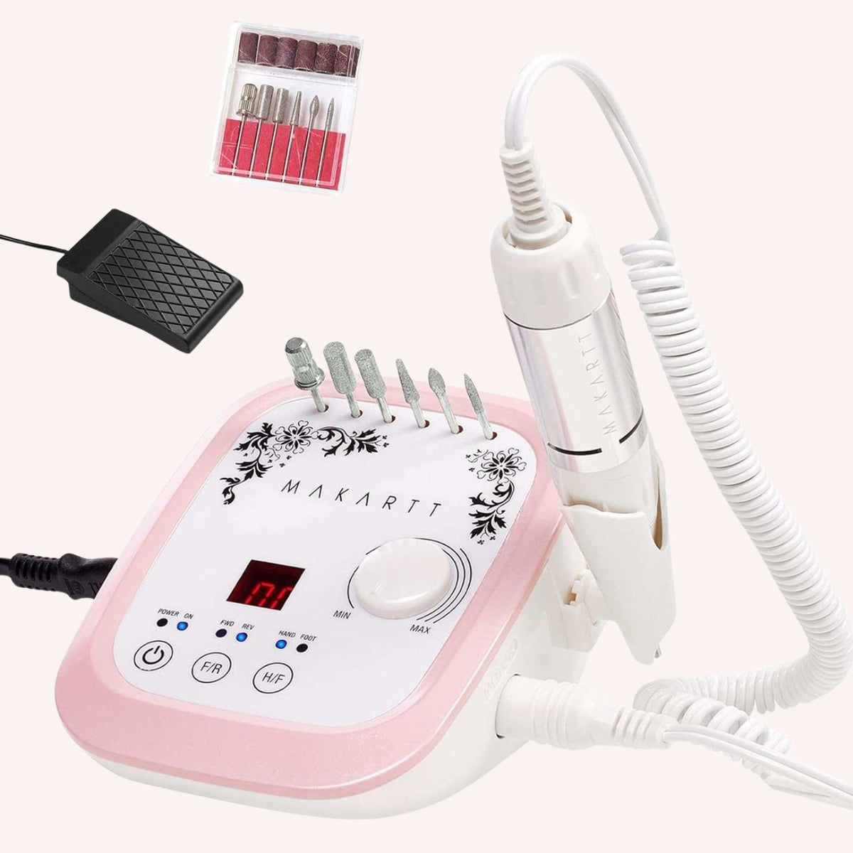 Genesie 35,000RPM Electric Nail Drill Kit