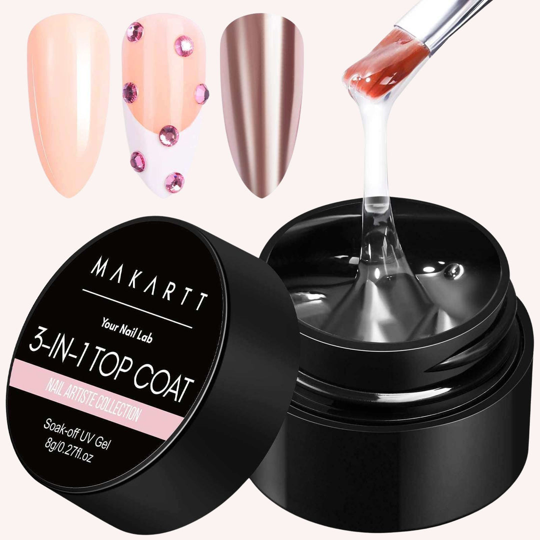 3-in-1 Hard Gel Top Coat