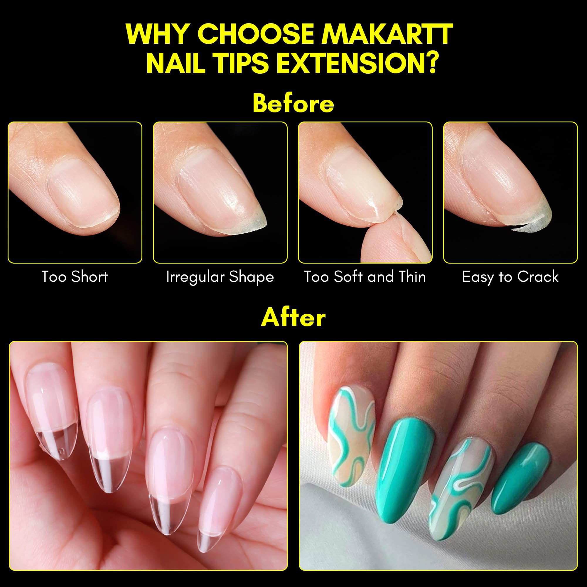 Almond Nail Tips