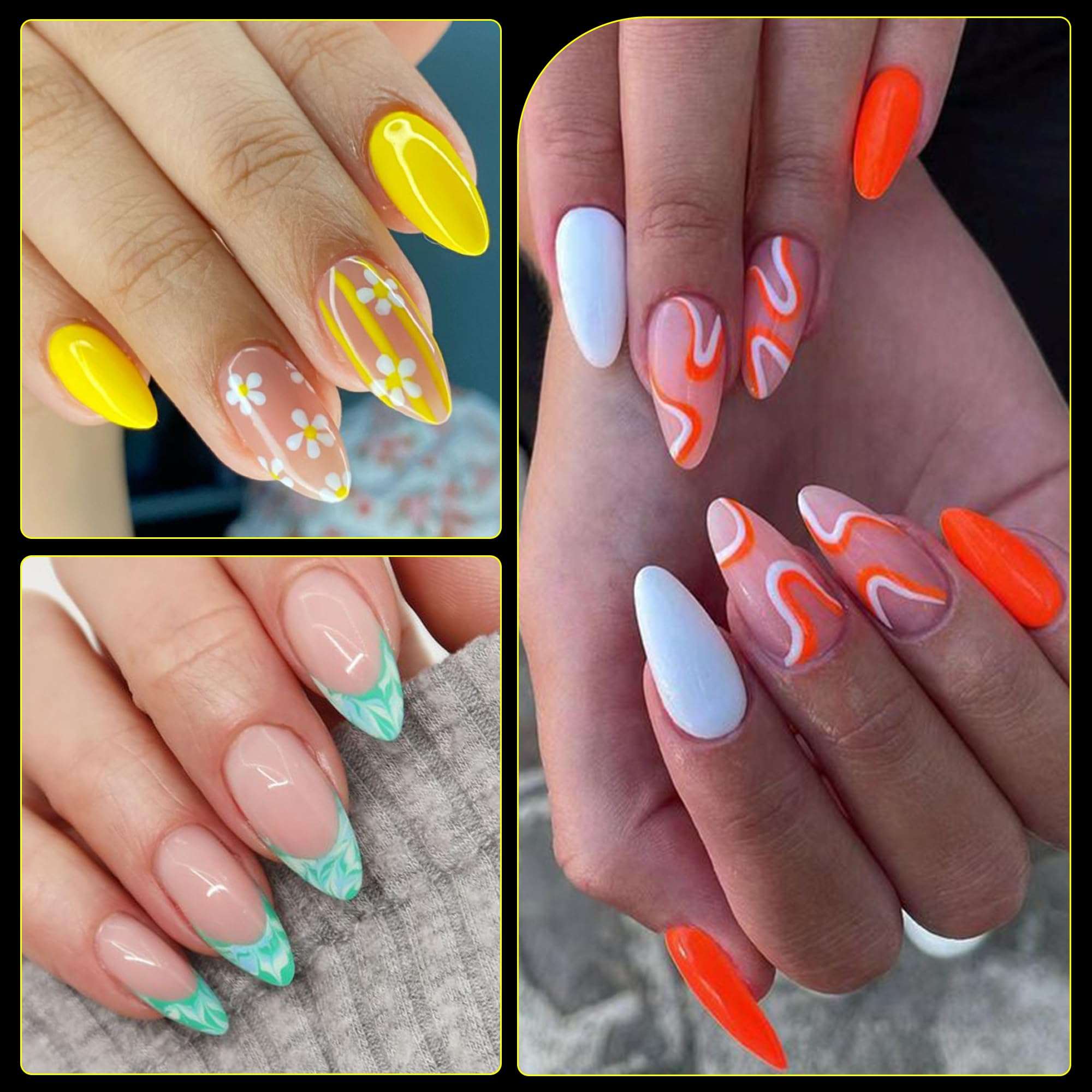 Chic Short Almond Nail Designs
