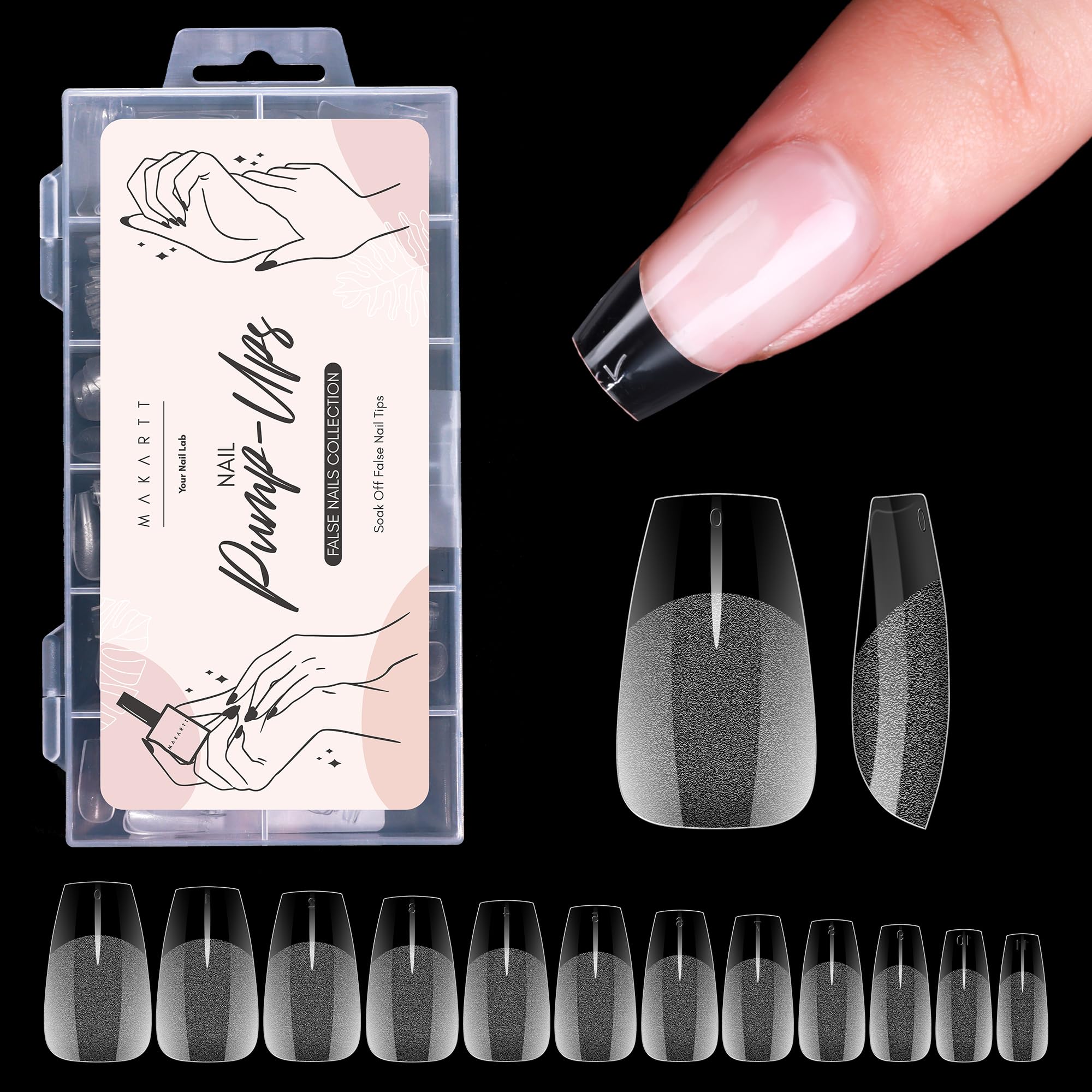 Short Coffin Nail Tips