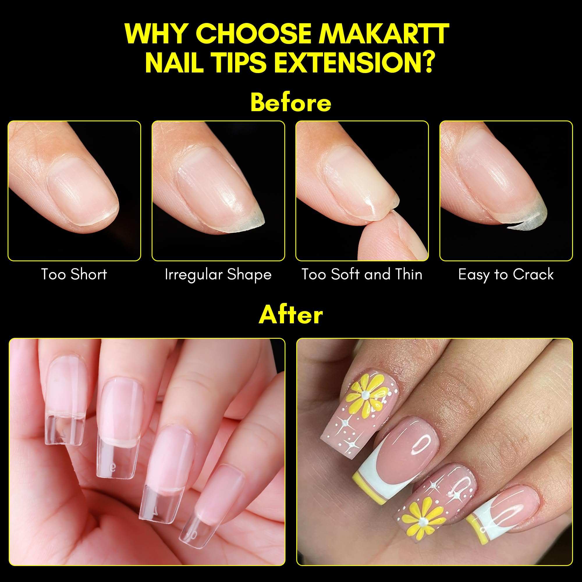 Square Nail Tips