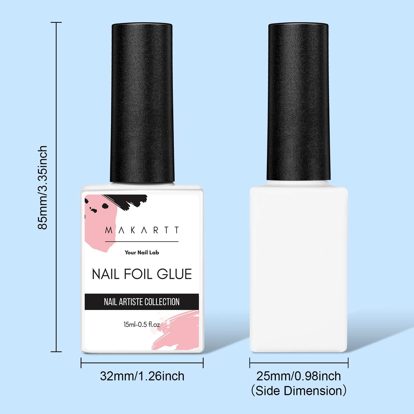 Nail Foil Glue Gel Transfer for Nails Art Stickers Manicure Salon DIY UV Lamp