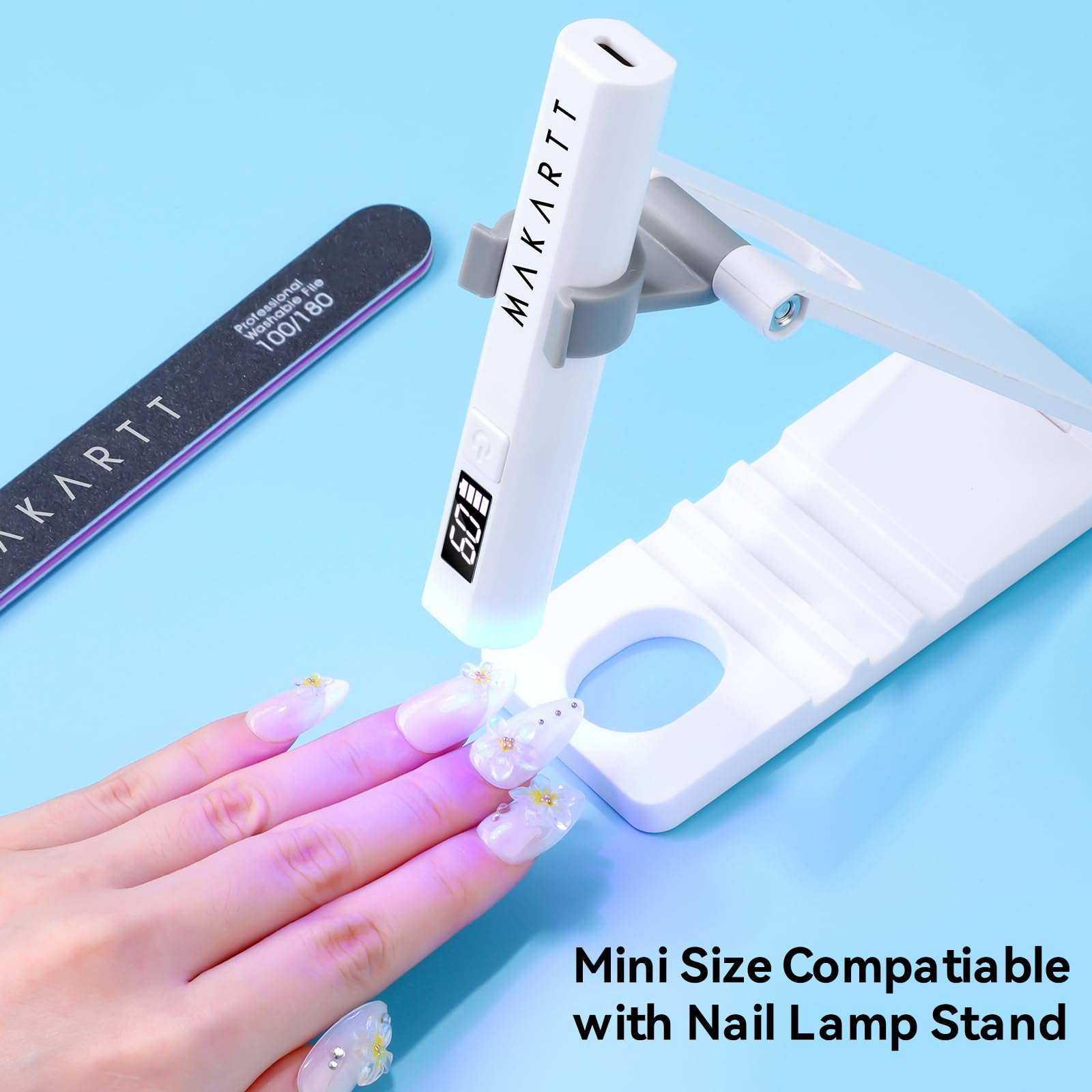 Handheld Mini UV LED Nail Lamp Portable Nail Dryer for Curing Nail Gel