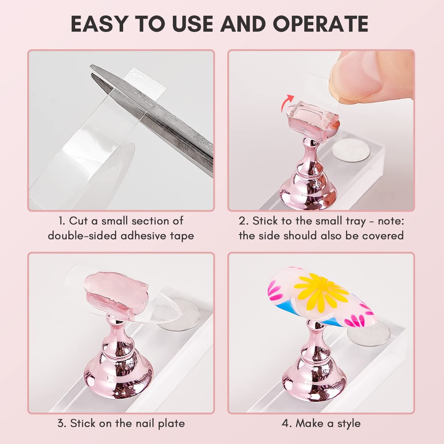 Nail Stand for Nail Art Practice & Display
