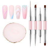 Nail Art Brushes with Palette