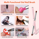 Nail Art Brushes with Palette