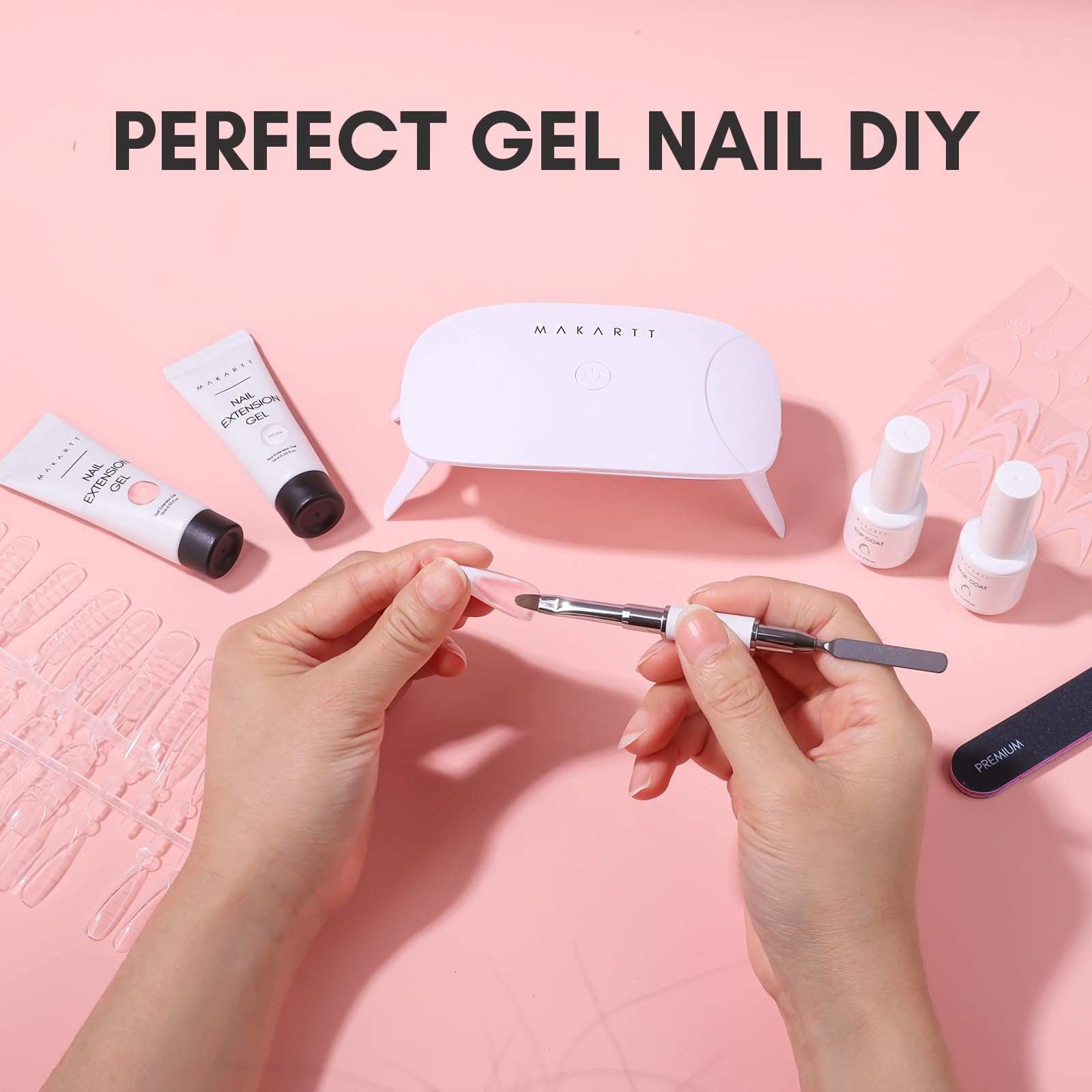 Poly Nail Gel Nude Makartt Polygel Nails Extension Builder In Tube