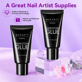 Nail Rhinestone Glue Gel, 30g Super Strong for all nail art (12PCS)