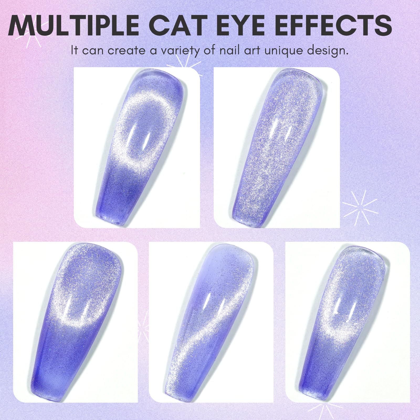 Lilac Melody, 10ML Cat Eye Gel Nail Polish