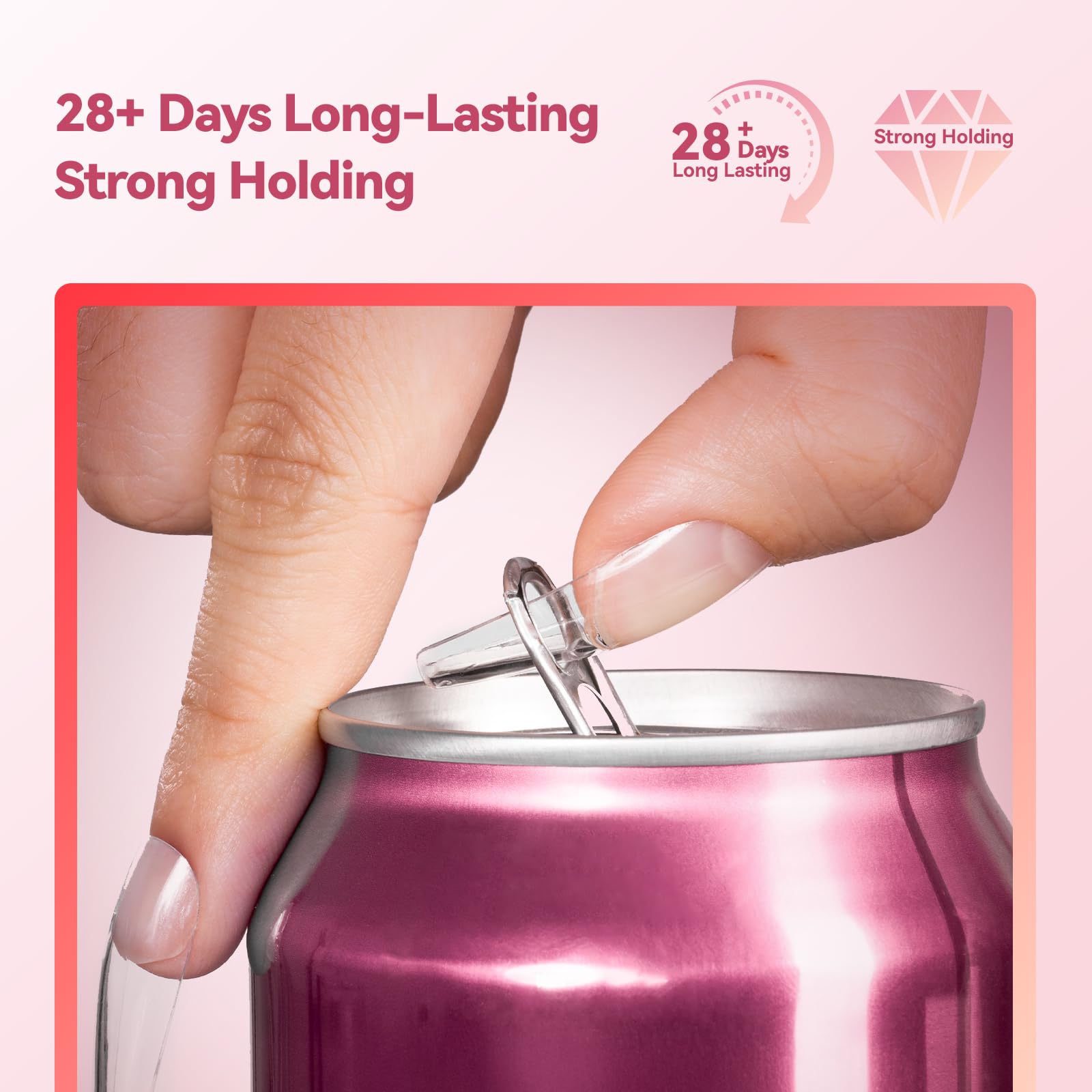 Makartt New Super Strong Nail Glue for Press On Nails: No Uv/Led Lamp Needed, Quick Drying 20s, Long-Lasting Semi Solid Gel Fake Tips Adhesion,Updated Formula DIY Home Salon Manicure Pedicure 10ml