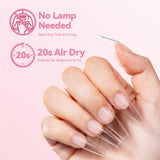 Makartt New Super Strong Nail Glue for Press On Nails: No Uv/Led Lamp Needed, Quick Drying 20s, Long-Lasting Semi Solid Gel Fake Tips Adhesion,Updated Formula DIY Home Salon Manicure Pedicure 10ml