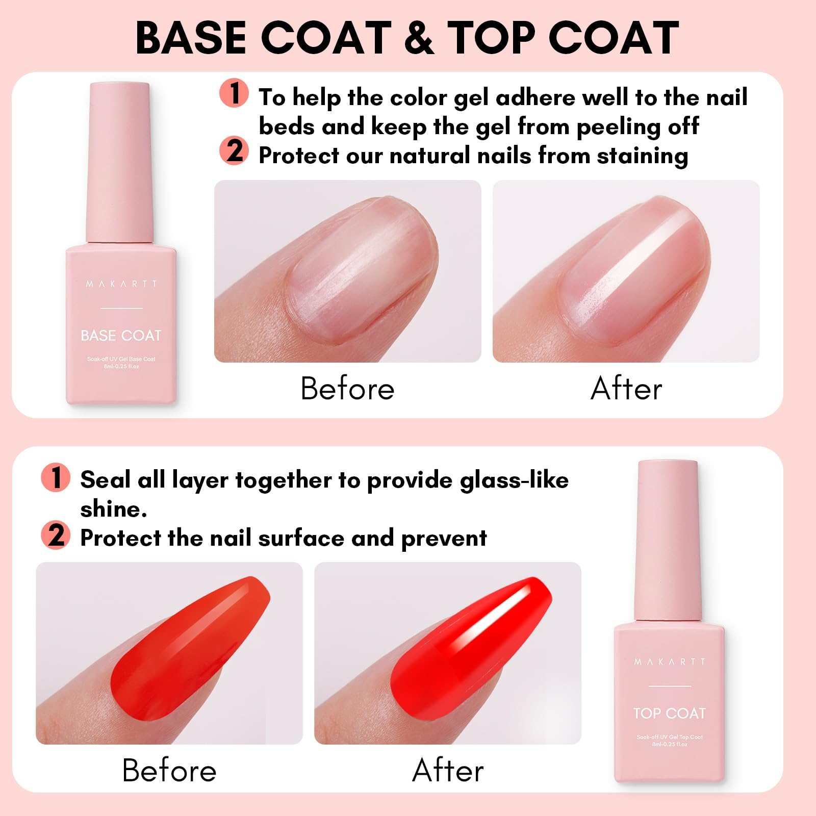 Solid Nail Glue and Nail Tips Kit