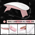 Nail Tips and Glue Gel Kit