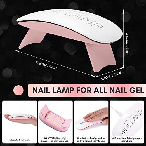 Nail Tips and Glue Gel Kit