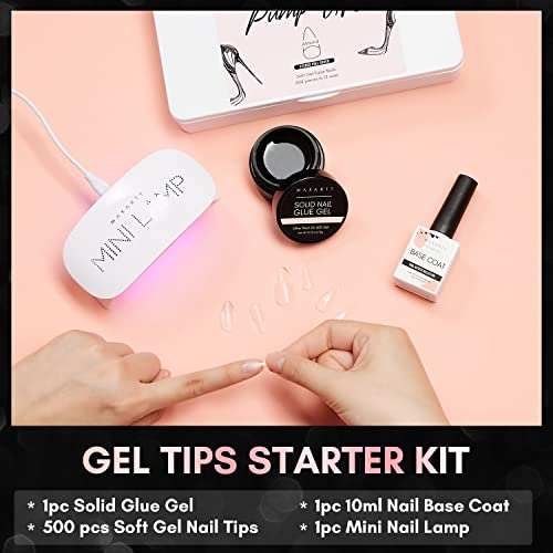 Nail Tips and Glue Gel Kit