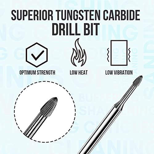 MakarttCuticle Nail Drill Bit, Safety Tungsten Carbide Cuticle Remover
Makartt 3XF Nail File Bit: 3/32 inch long barrel shape ultra-fine safety nail drill bit, 3XF ( Extra Fine) suitable for cuticle work and nail art.
High Quality &amp