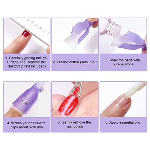Nail Polish Remover Clips