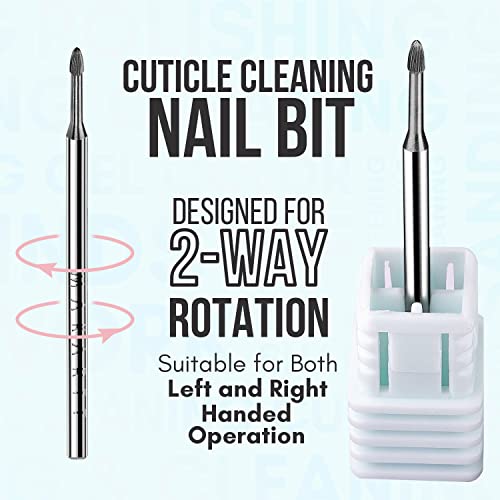 MakarttCuticle Nail Drill Bit, Safety Tungsten Carbide Cuticle Remover
Makartt 3XF Nail File Bit: 3/32 inch long barrel shape ultra-fine safety nail drill bit, 3XF ( Extra Fine) suitable for cuticle work and nail art.
High Quality &amp