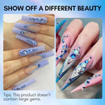 MakarttMulti-Size Rhinestones Nail CharmsBrand: MakarttFeatures: 
Sparkling rhinestones - Flat-back rhinestones come in 6 different sizes, totaling about 1110 pcs. Each size is divided into 2 grids: 1.5 mm 