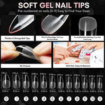 Nail Tips and Glue Gel Kit