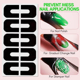 Peel Off Barrier Nail Art Protector 100pcs