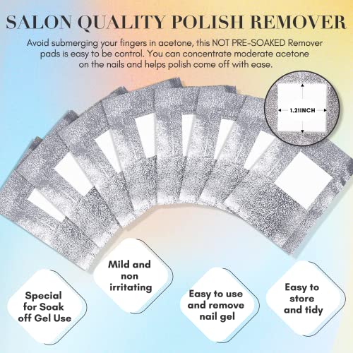 Nail Polish Remover Foil Wraps