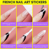 Gel Polish Stickers Kit for French Nail