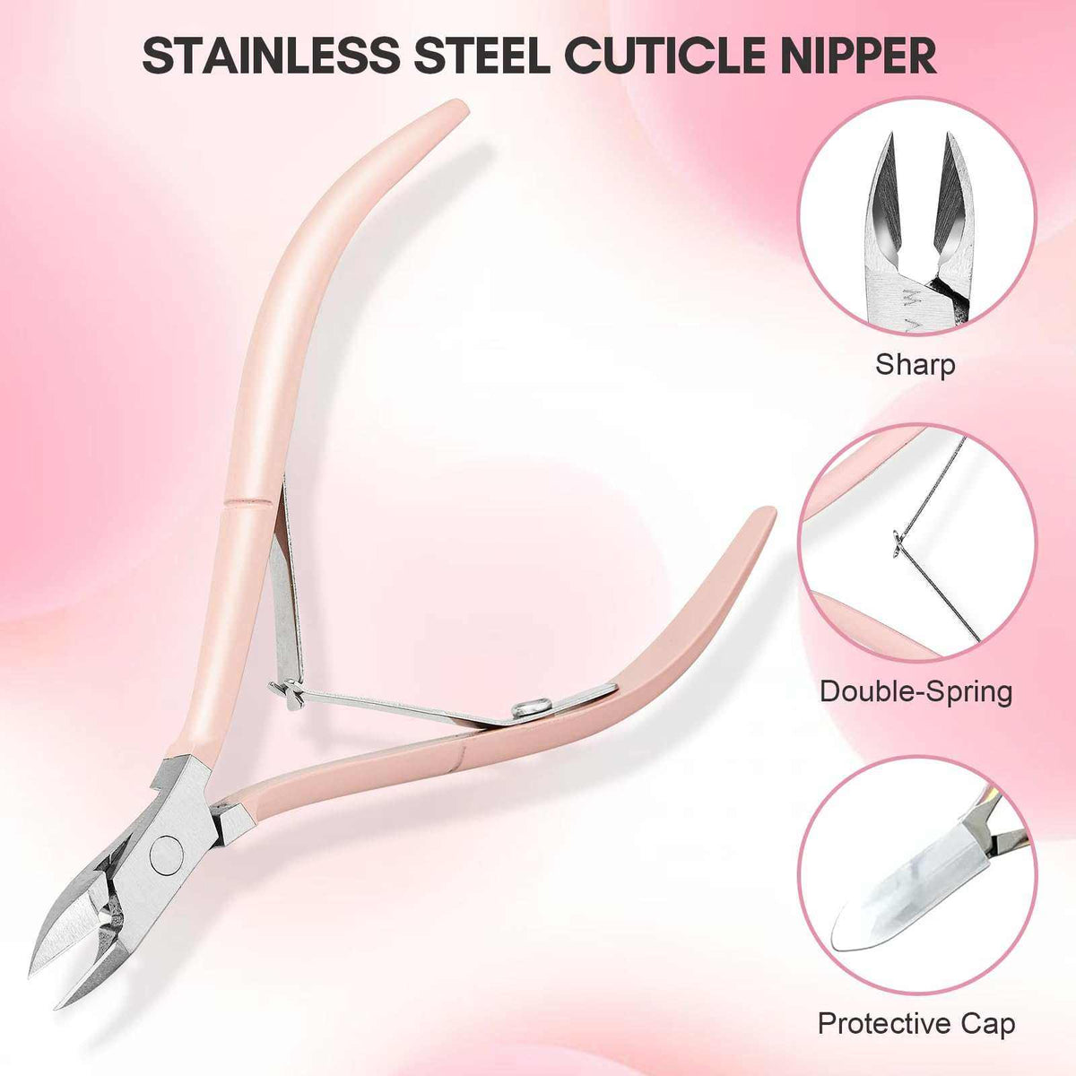 Cuticle Remover Kit Nail Care Tool Kit for Cuticle Softener Moisturize