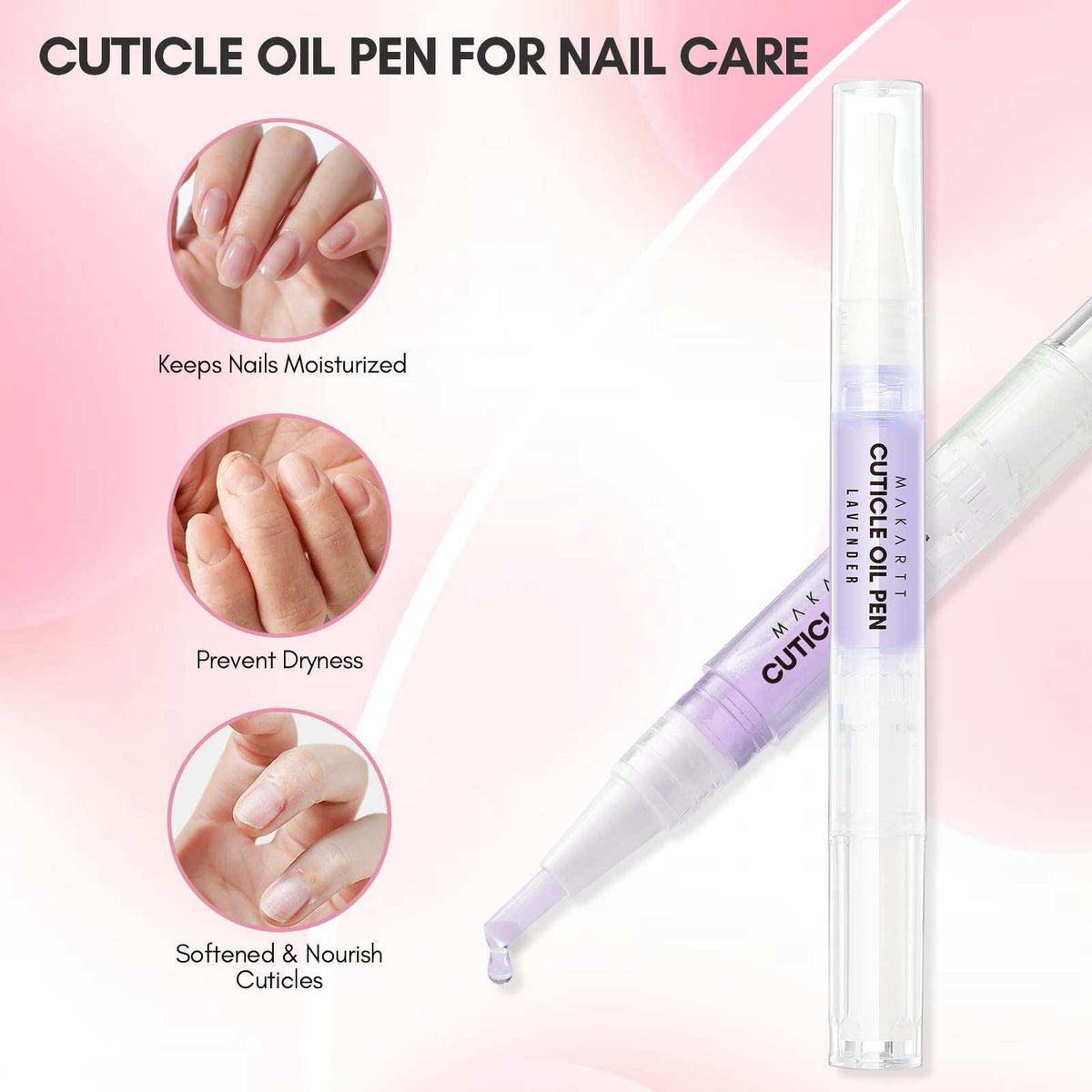 Cuticle Remover Kit Nail Care Tool Kit for Cuticle Softener Moisturize