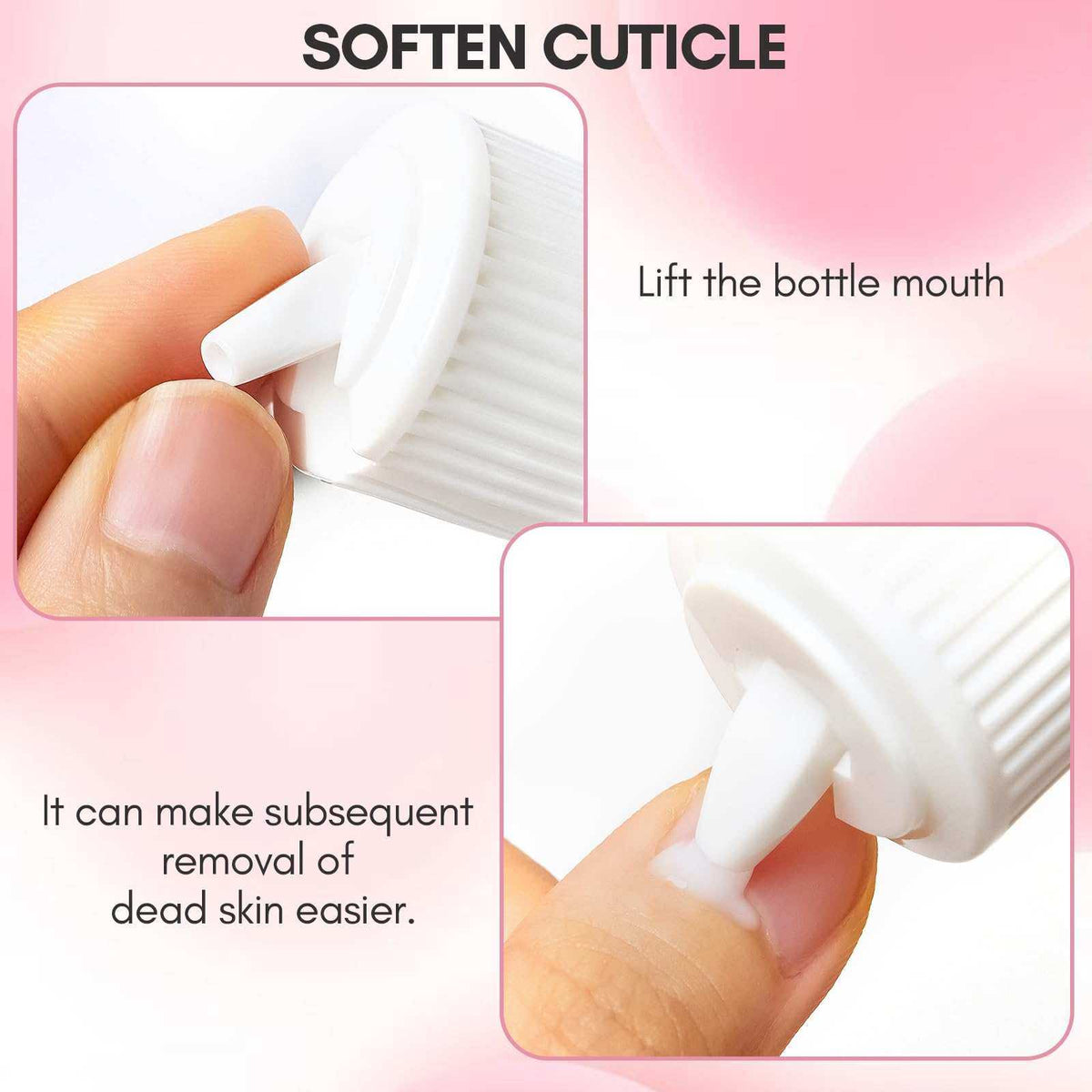 Cuticle Remover Kit Nail Care Tool Kit for Cuticle Softener Moisturize