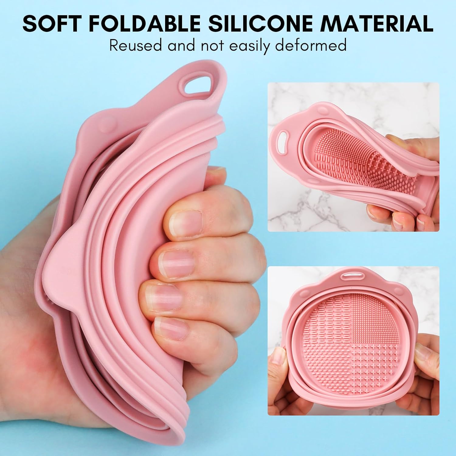 Foldable Brushes Cleaner Bowl