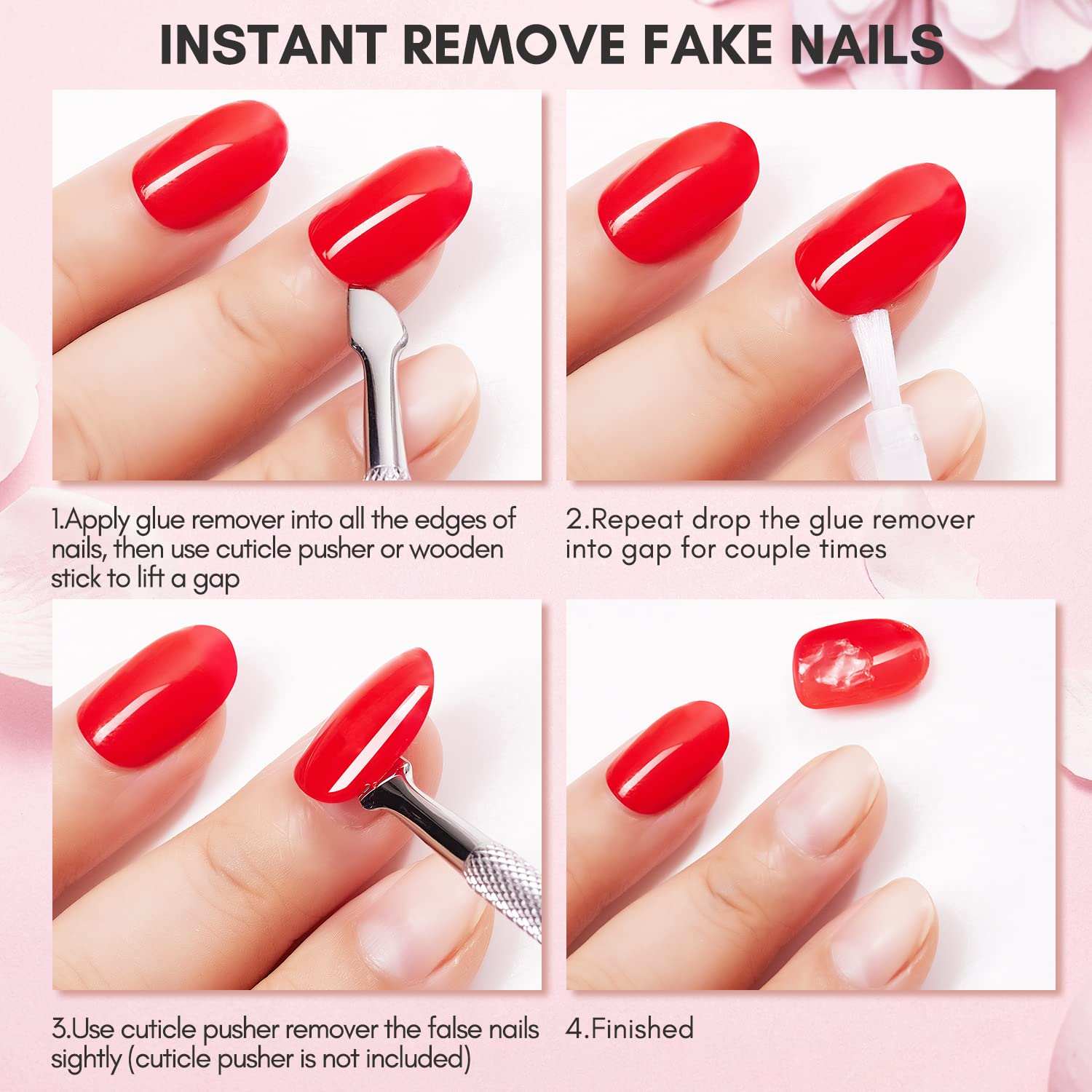 How to stick fake nails without Glue in seconds #nailhacks - YouTube
