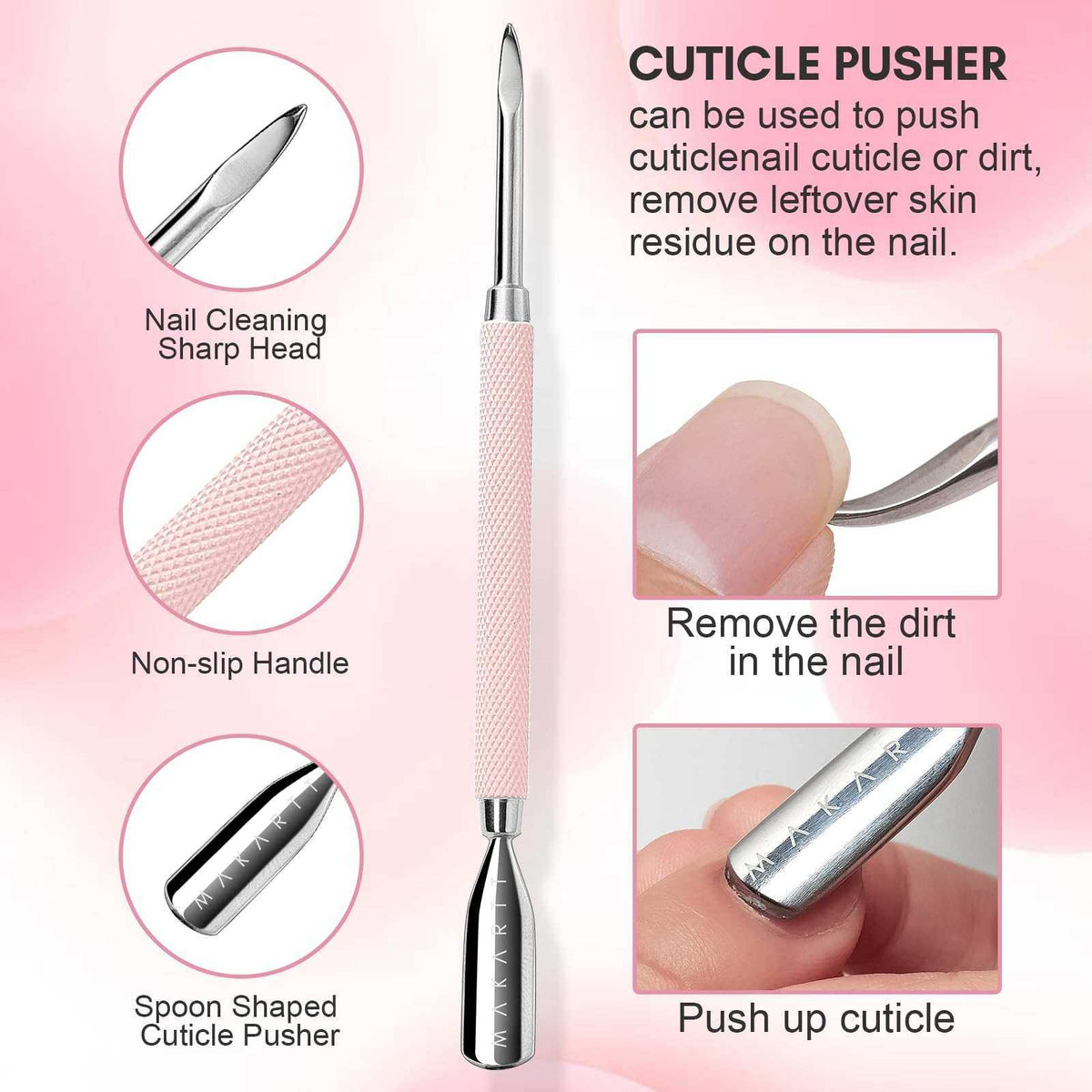 Cuticle Remover Kit Nail Care Tool Kit for Cuticle Softener Moisturize